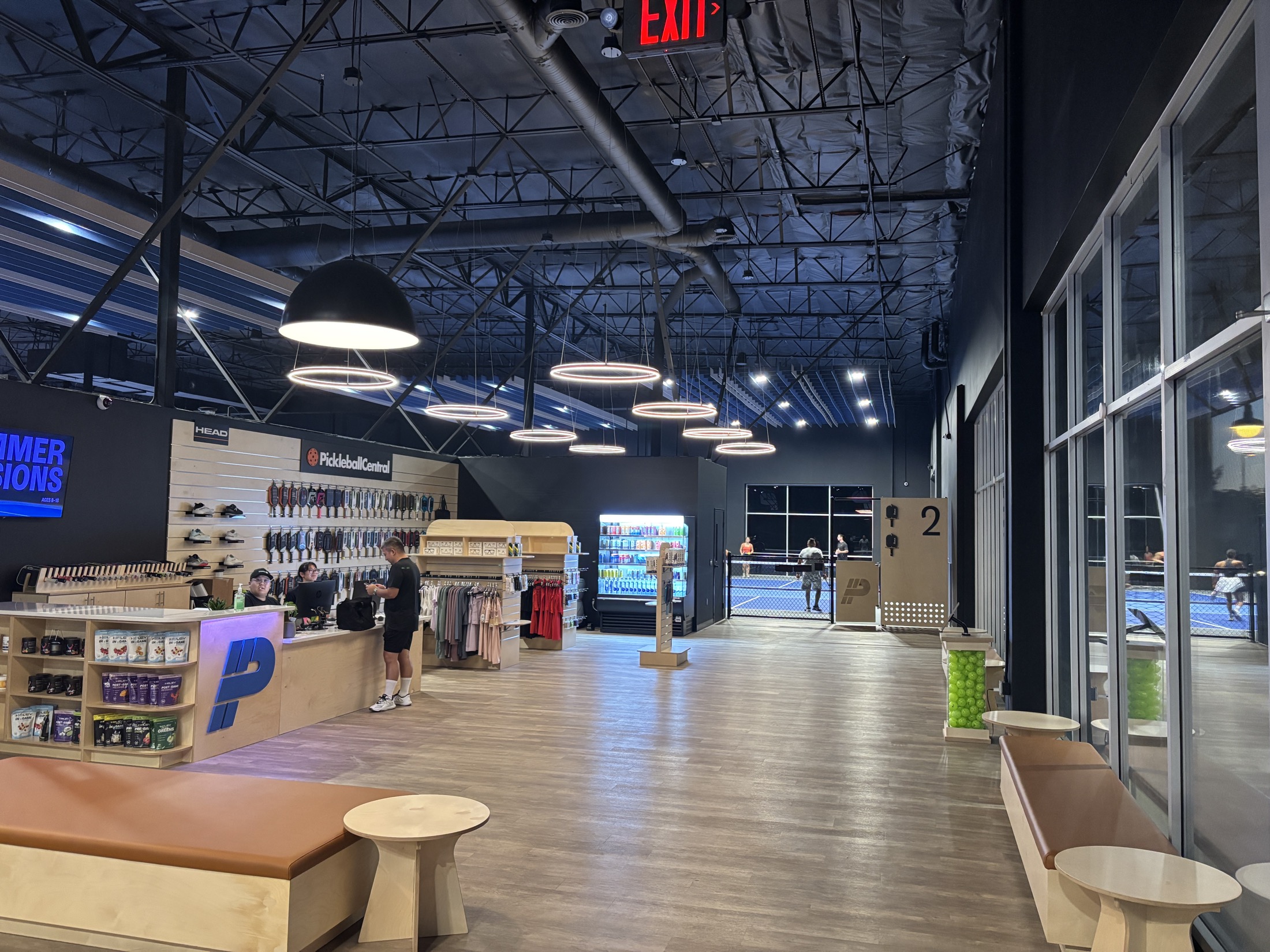 Picklr Milpitas front desk and reception area